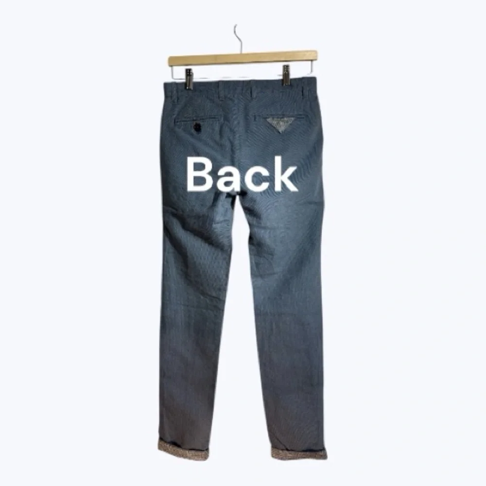 Ted Baker 2 Pairs Twill Weave Chinos, Light Blue and Light Red, Both Size 28R